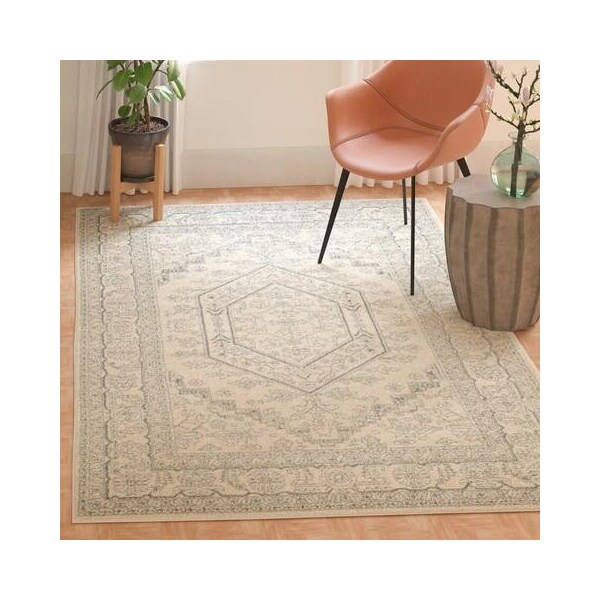 Safavieh Adirondack Large Rectangle Area RugIvory & Slate 9 x 12 ft. - ADR108S-9
