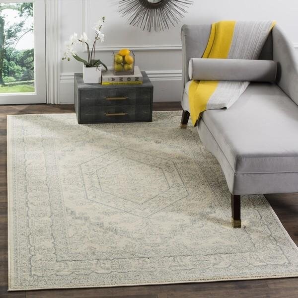 Safavieh Adirondack Large Rectangle Area RugIvory & Slate 9 x 12 ft. - ADR108S-9