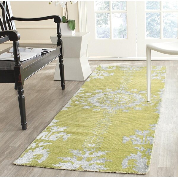 Safavieh Stone Wash Runner Rug, Chartreuse - 2 ft. 6 in. x 10 ft. - STW235A-210
