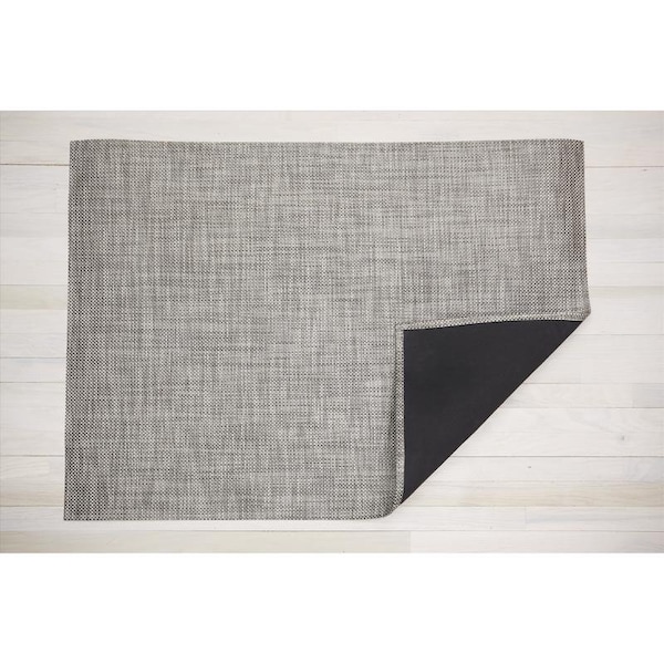 Chilewich Chilewich 23 in. W X 36 in. L Gray Basketweave Woven Fiber Door Mat - 200445-022