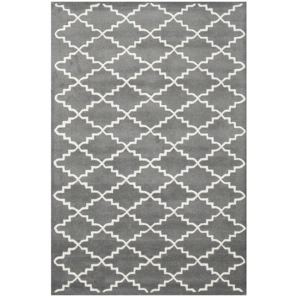 Safavieh Chatham Hand Tufted Runner Rug- Dark Grey - Ivory- 2 ft. 3 in. x 5 ft. - CHT721D-25