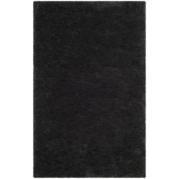 Safavieh 6 X 9 Ft. Sheep Shag Hand Woven Medium Rectangle Area Rug, Charcoal - SSG120C-6
