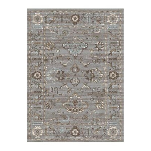 Radici Usa 3562-0032-GREY Colosseo Area Rug, Grey - 7 ft. 10 in. x 10 ft. 6 in. - 3562/0032/GREY