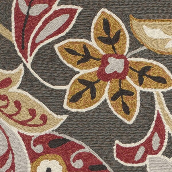 Homeroots 3 ft. 3 in. x 5 ft. 3 in. UV-Treated Polypropylene Taupe Area Rug - 353835