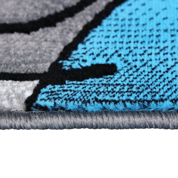 Flash Furniture Blue 2' x 3' Abstract Style Accent Rug - ACD-RGTRZ860-23-BL-GG