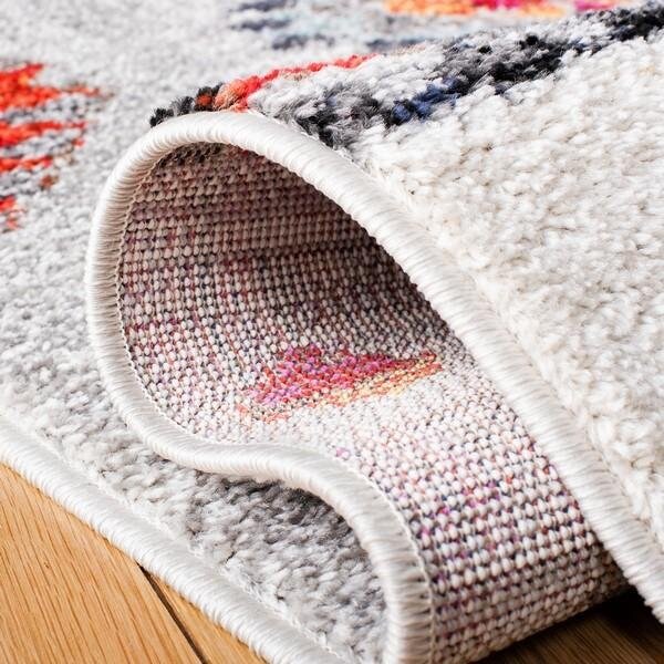 Safavieh Runner Adirondack Global Area Rug, Grey & Red - 2 ft. -6 in. x 8 ft. - ADR245F-28