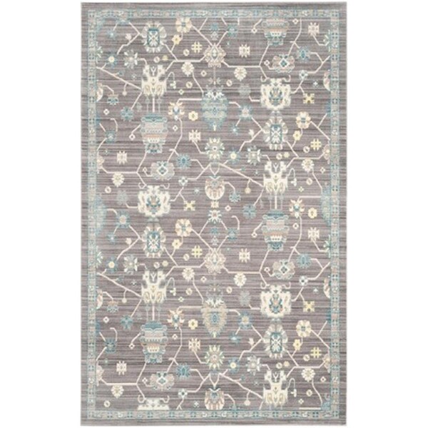 Safavieh Valencia Power Loomed Rectangle Rug- Mauve - Mauve- 3 x 5 ft. - VAL116D-3