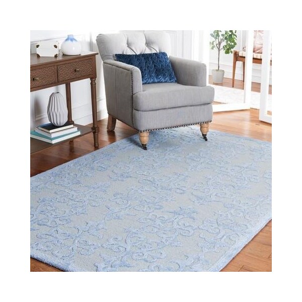 Safavieh Bella Small Rectangle Rug, Blue - 2 ft. - 6 in. x 4 ft. - BEL127A-24