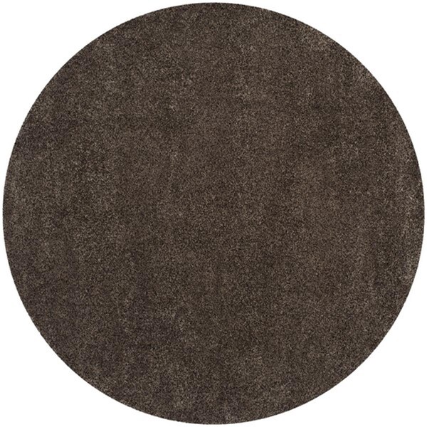 Safavieh 6 Ft.-7 In. X 6 Ft.-7 In. Santa Monica Shag Power Loomed Round Area Rug, Mushroom - SGN725-8181-7R