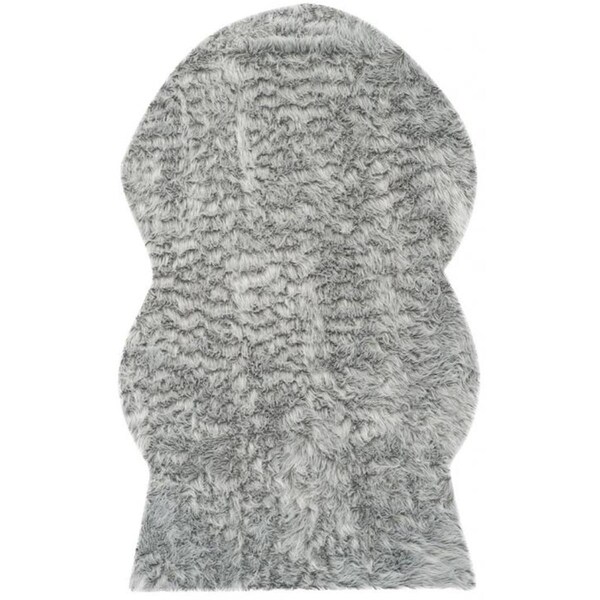 Safavieh 5 x 8 ft. Rectangle Faux Sheep Skin Power Loomed RugLight Grey - FSS118A-5