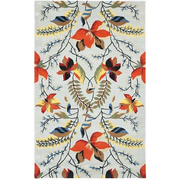 Safavieh 2 x 3 ft. Accent Contemporary Soho Blue and Multicolor Hand Tufted Rug - SOH771A-2