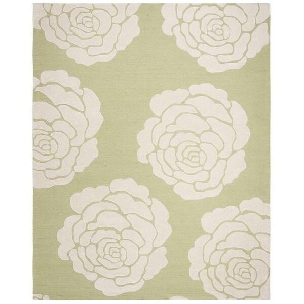 Safavieh 2 x 3 ft. Cambridge Hand Tufted Small Rectangle Area RugLime & Ivory - CAM782N-2