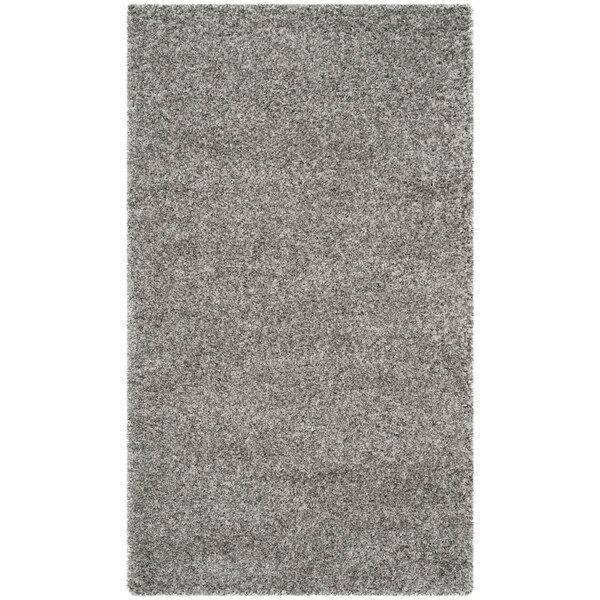 Safavieh Santa Monica Shag Small Rectangle Area Rug, Silver - 3 x 5 ft. - SGN725-7575-3