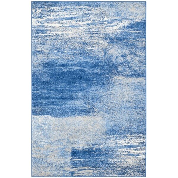 Safavieh Adirondack Power Loomed Rectangle Rug- Silver - Blue- 2 ft. 6 in. x 4 ft. - ADR112F-24