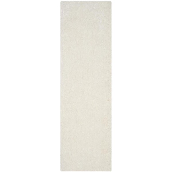 Safavieh 2 ft.-3 in. x 6 ft. Luxe Shag Hand Tufted Runner Area Rug, Ivory - SGX160A-26