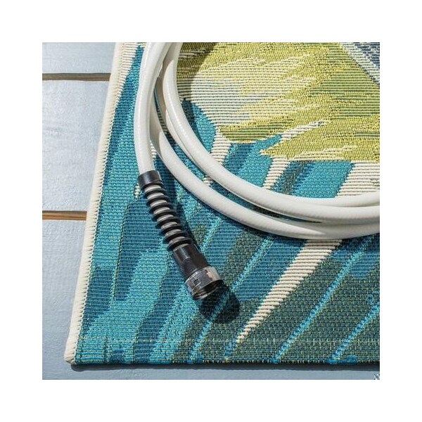 Safavieh 3 ft. 3 in. x 5 ft. 3 in. Barbados 500 Coastal Rectangle Rug, Gold & Green - BAR520C-3