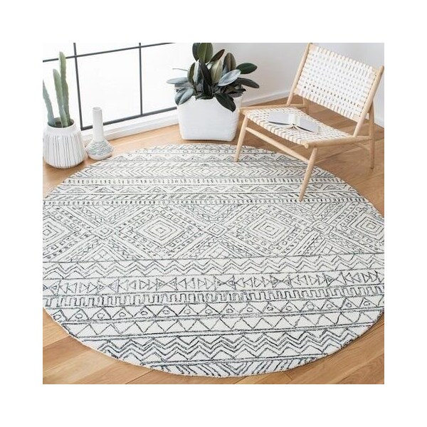 Safavieh 3 x 5 ft. Aspen Rectangle Area RugIvory & Black - APN821A-3