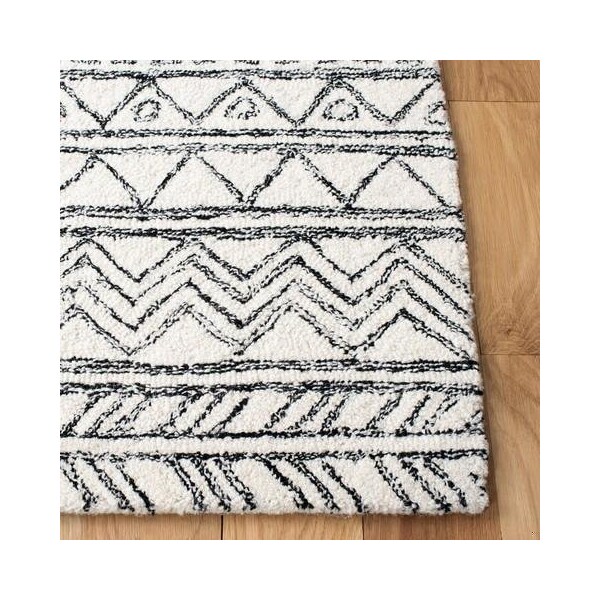 Safavieh 3 x 5 ft. Aspen Rectangle Area RugIvory & Black - APN821A-3