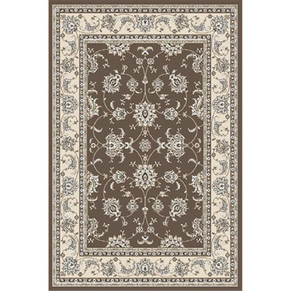 Auric Pisa Rectangular Brown Traditional Turkey Area Rug, 7 ft. 10 in. W x 10 ft. 6 in. H - AU485218