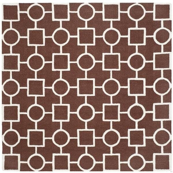 Safavieh Cambridge Runner Rug, Dark Brown and Ivory - 2 ft. 6 in. x 6 ft. - CAM143H-26