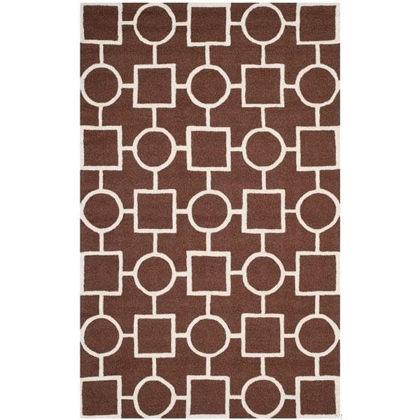 Safavieh Cambridge Runner Rug, Dark Brown and Ivory - 2 ft. 6 in. x 6 ft. - CAM143H-26