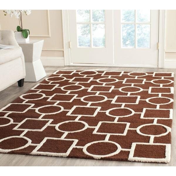 Safavieh Cambridge Runner Rug, Dark Brown and Ivory - 2 ft. 6 in. x 6 ft. - CAM143H-26