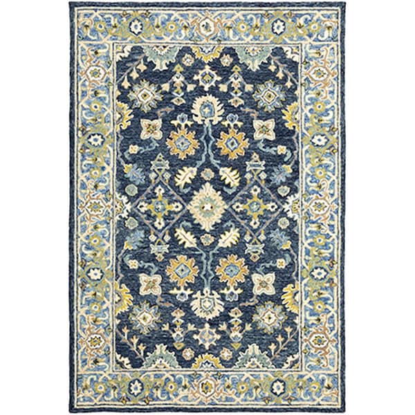 Oriental Weavers 5 x 8 ft. Alfresco 28405 Indoor Rectangle Area RugNavy - A28405152244ST