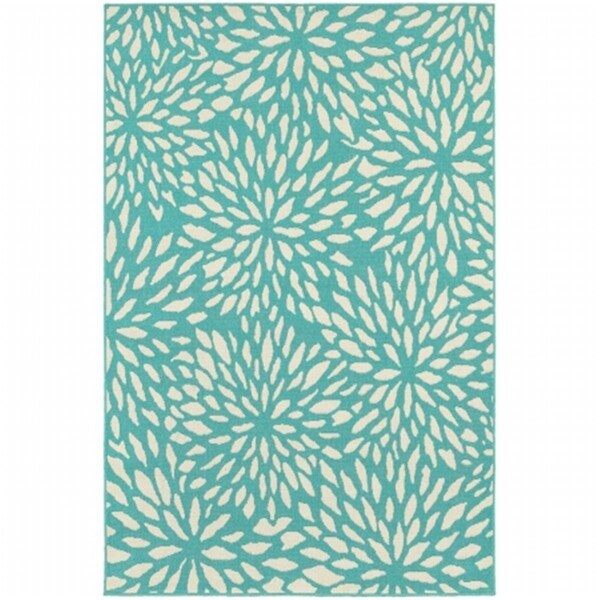 Sphinx By Oriental Weavers Oriental Weavers Meridian 1506L 4x6 Rectangle - Blue/ Ivory-Polypropylene - M1506L110170ST