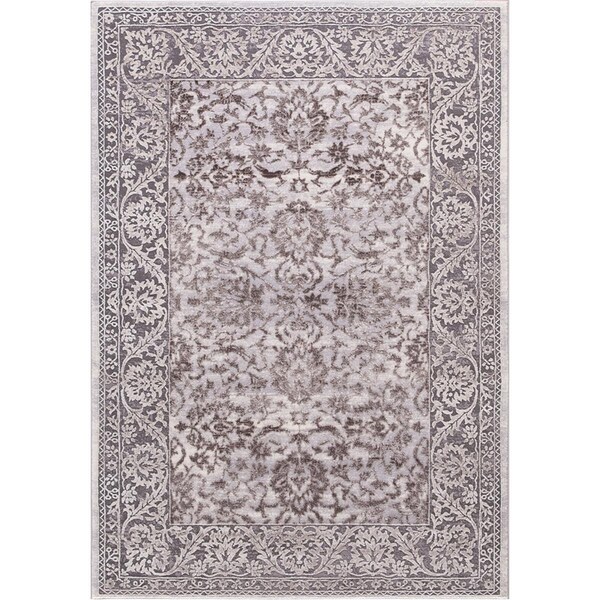 Concord Global Trading 3 ft. 3 in. x 4 ft. 7 in. Thema Vintage - Brown, Gray - 29284