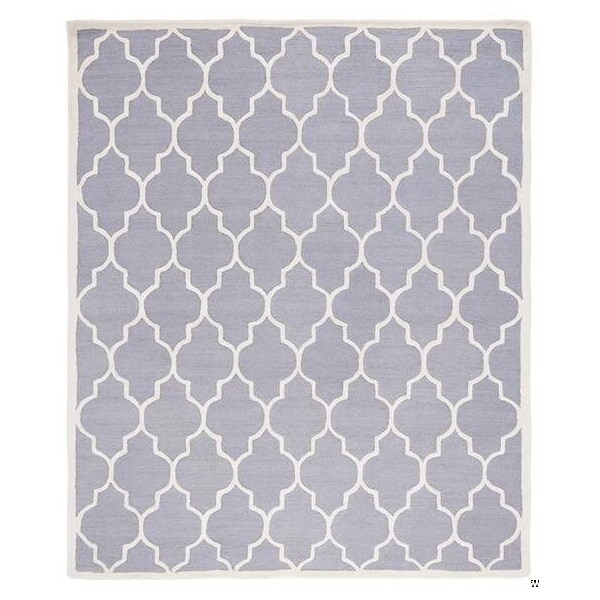 Safavieh Cambridge Hand Tufted Rectangle RugSilver & Ivory 3 x 5 ft. - CAM134D-3