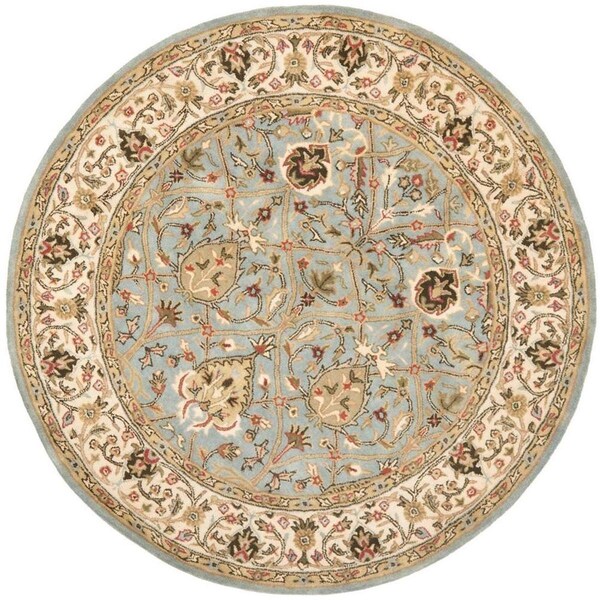 Safavieh Persian Legend Hand Tufted Round RugGrey & Ivory 6 x 6 ft. - PL819L-6R