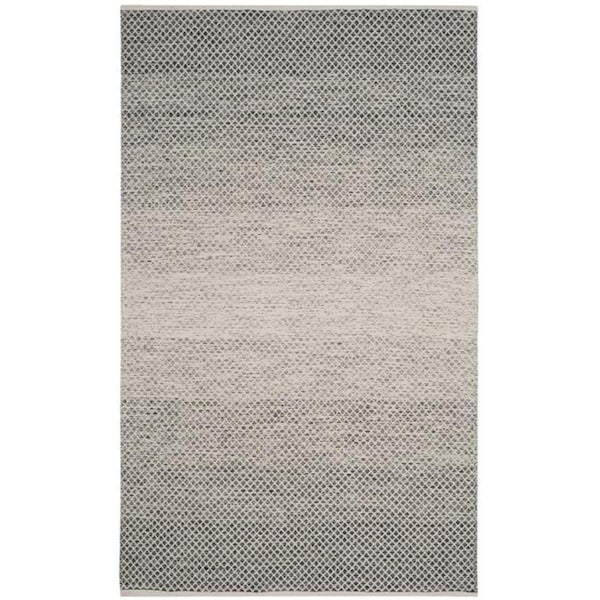 Safavieh 5 x 8 ft. Medium Rectangle Montauk Hand Woven RugBlack & Ivory - MTK601A-5