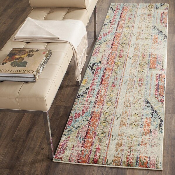Safavieh 2 ft.-2 in. x 22 ft. Monaco Power Loomed Runner Rug, Multi - MNC222F-222