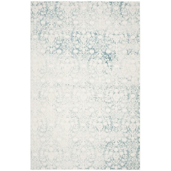 Safavieh Passion Power Loomed Runner Rug- Turquoise - Ivory- 2 ft. 2 in. x 8 ft. - PAS403B-28
