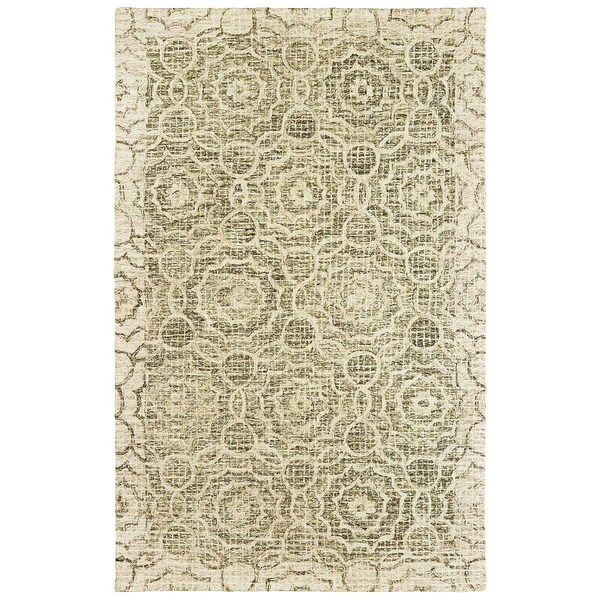 Oriental Weavers 3 ft. 6 in. x 5 ft. 6 in. Tallavera Rectangle Rug Green - T55606106167ST