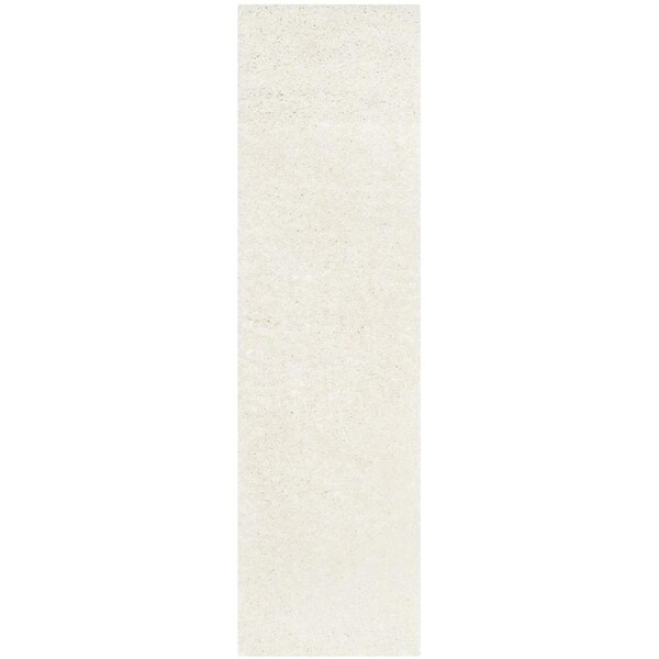 Safavieh Athens Shag Runner Rug, Off White - 2 ft. - 3 in. x 8 ft. - SGA119B-28