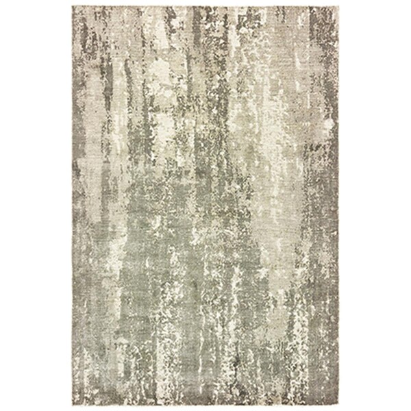 Oriental Weavers 2 ft. 6 in. x 10 ft. Formations Rectangle Rug Grey - F70006076305ST