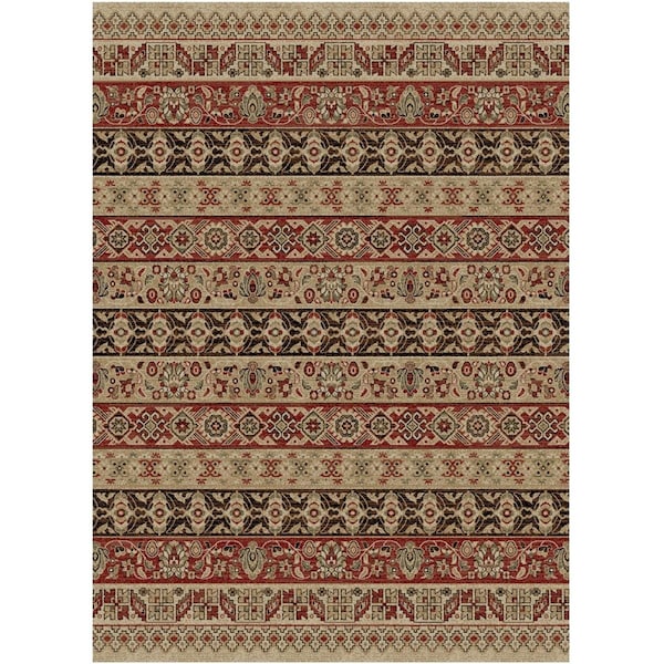 Mayberry Rug 7 ft. 10 in. x 9 ft. 10 in. Home Town Voltare Area Rug, Ivory - HT9981 8X10