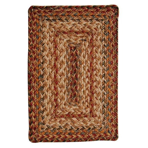 Homespice Decor 10 x 10 in. Harvest Jute Braided Rugs, Beige - 565075