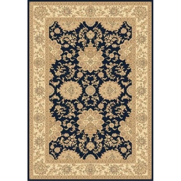 Dynamic Rugs Legacy 7.10 x 10.10 58019-530 Rug - Navy - LE91258019530