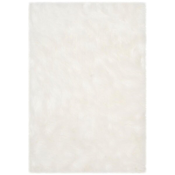 Safavieh Faux Sheep Skin Hand Tufted Rectangle Rug- Ivory- 2 x 3 ft. - FSS235A-2