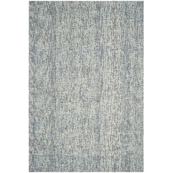 Safavieh 5 x 8 ft. Abstract Rectangle Hand Tufted Rug, Blue & Charcoal - ABT468B-5