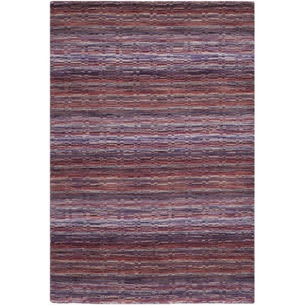 Safavieh 4 ft. x 6 ft. Small Rectangle- Contemporary Himalaya Purple And Multi Hand Loomed Rug - HIM702A-4