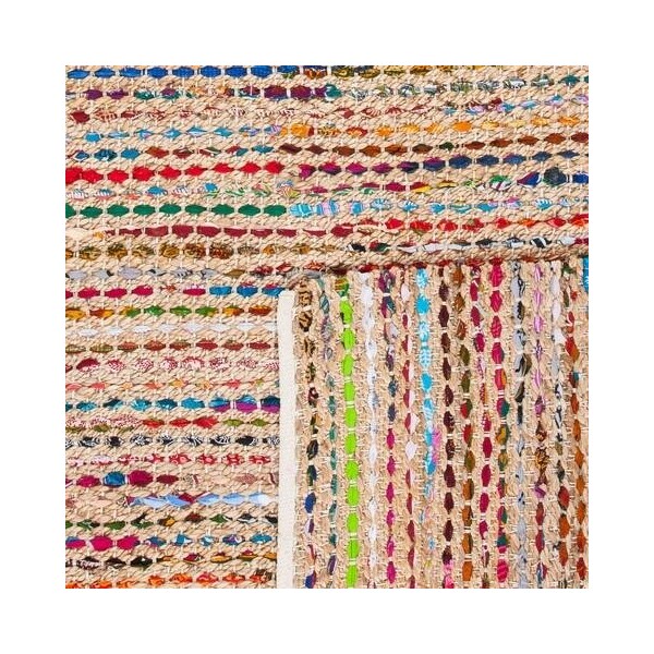 Safavieh 3 x 5 ft. Small Rectangle Cape Cod Hand Woven Rug, Natural and Multi Color - CAP301A-3