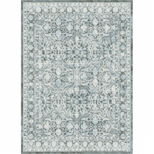 Auric 3564-0051-GREEN Colosseo Area RugGreen 5 ft. 3 in. x 7 ft. 3 in. - AU489357