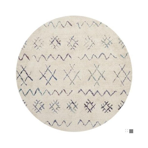 Safavieh 4 x 6 ft. Casablanca Hand Tufted Small Rectangle Area RugIvory & Multicolor - CSB213A-4