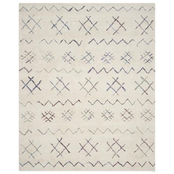 Safavieh 4 x 6 ft. Casablanca Hand Tufted Small Rectangle Area RugIvory & Multicolor - CSB213A-4