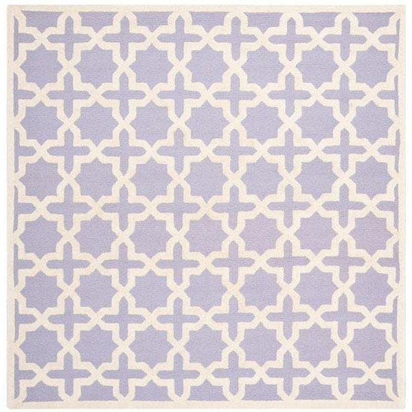 Safavieh Cambridge Hand Tufted Accent Rugs, Lavander and Ivory - 2 x 3 ft. - CAM125C-2