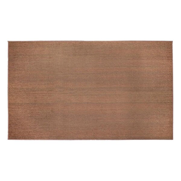 Paisaje 361472WEB 3 x 5 ft. My Magic Carpet Machine Washable Accent Rug, Solid Espresso - PA3026609