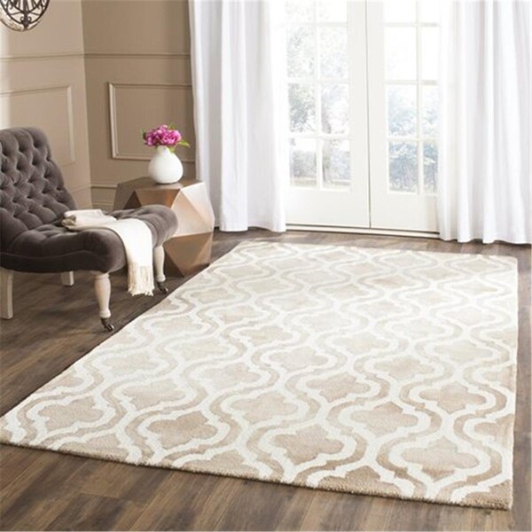 Safavieh Dip Dye Hand Tufted Rectangle Rug- Beige - Ivory- 4 x 6 ft. - DDY537G-4